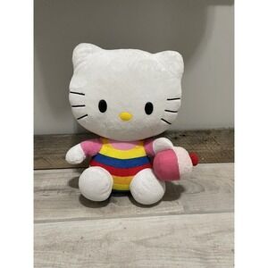 Hello‎ Kitty Rainbow Cupcake 6" Stuffed Animal Plush
